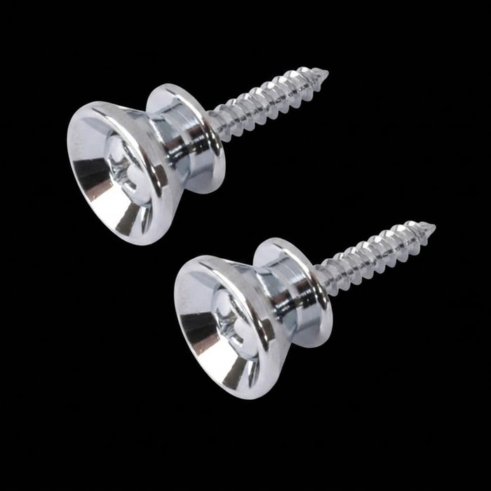 Strap Buttons Chrome (Set of 2) image