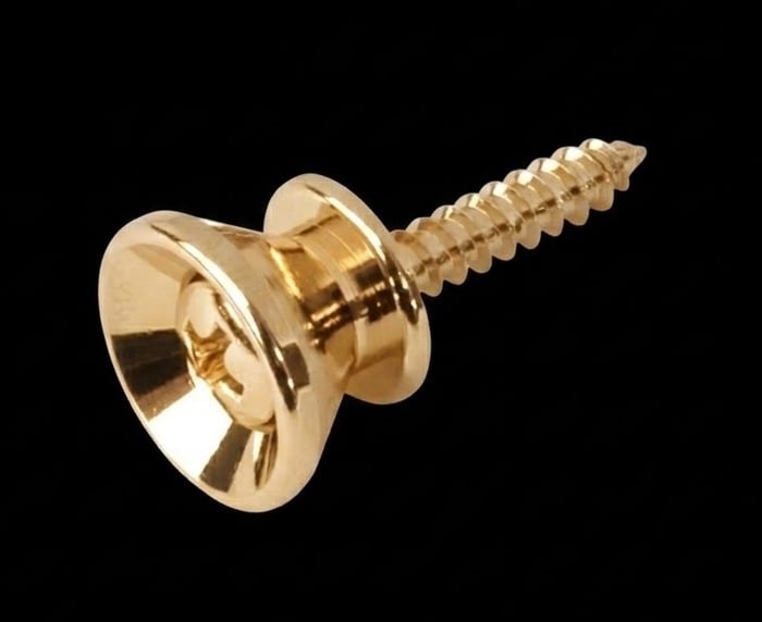 Single Strap Button Gold image