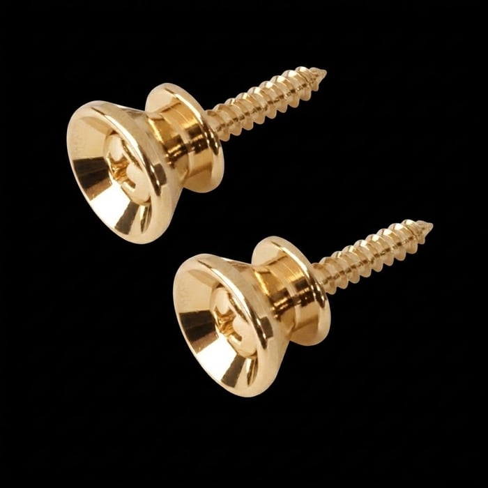 Strap Buttons Gold (Set of 2) image