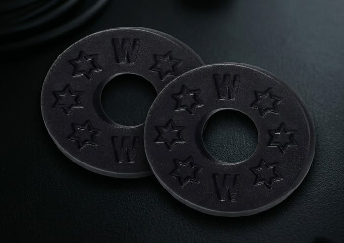 Black Strap Blocks (Set of 2) image